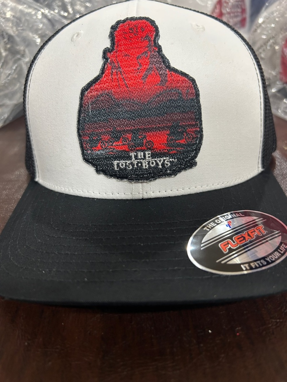 The Lost Boys Red & Black Patch Trucker Hat
